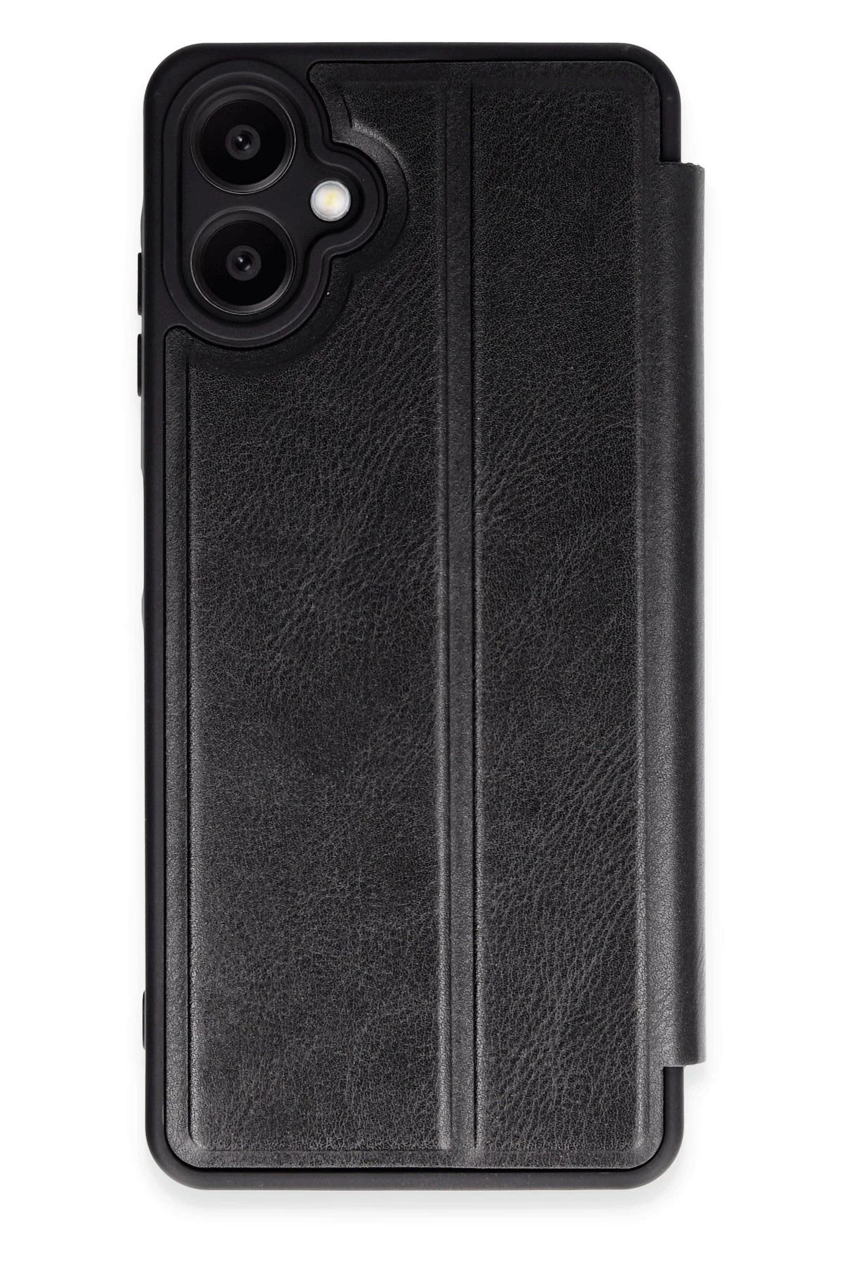 NewFace Samsung Galaxy A06 Kılıf Flip Cover - Siyah HNZRN