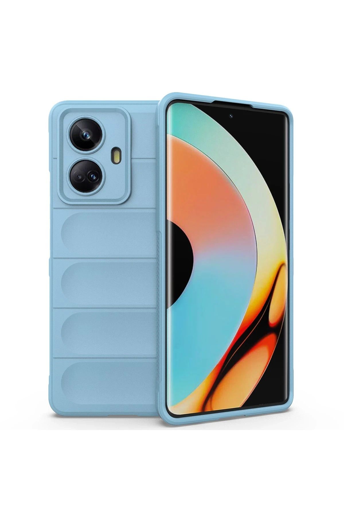 NewFace Realme 10 Pro 5G Kılıf Optimum Silikon - Sky Blue NRMSA