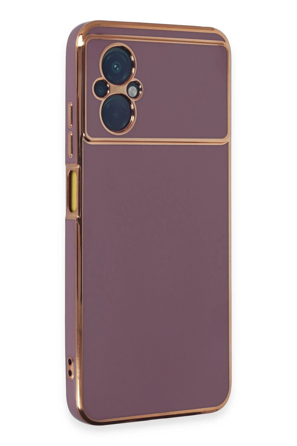 NewFace Xiaomi Poco M5 Kılıf Volet Silikon - Mor JOJUA