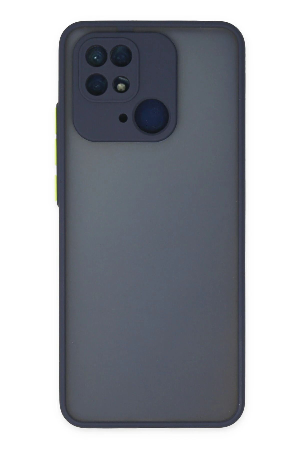 NewFace Xiaomi Redmi 10C Kılıf Montreal Silikon Kapak - Lacivert FERRG