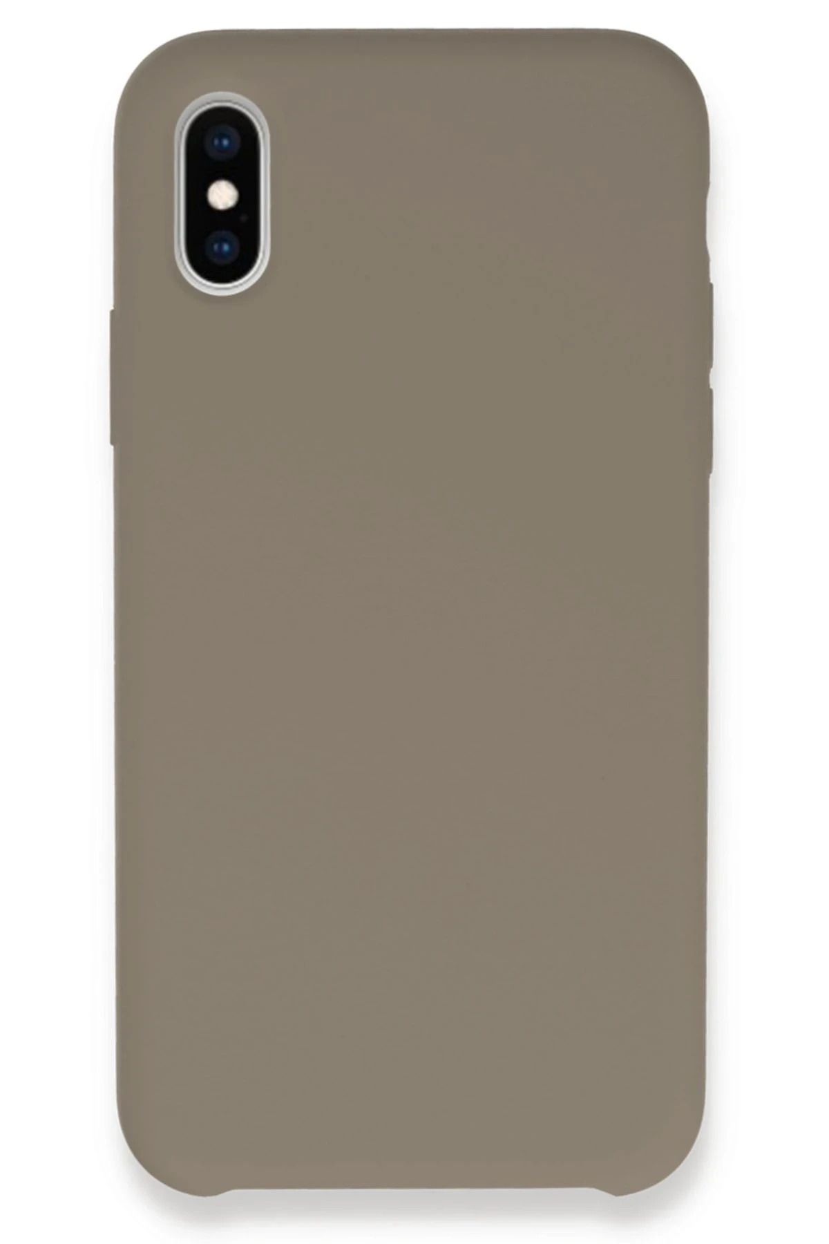 NewFace iPhone XS Max Kılıf Lansman Legant Silikon - Bej HNZRN