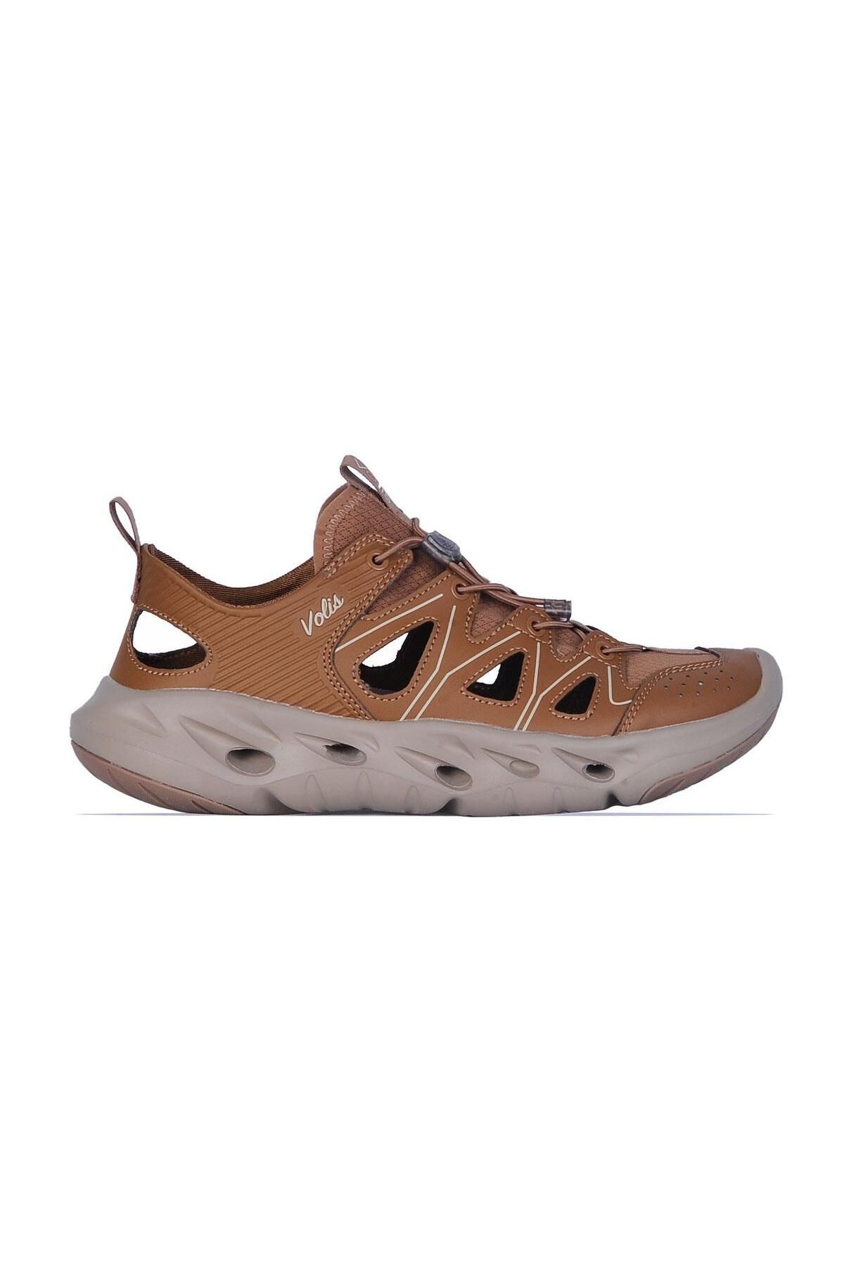 Volis 25424-M Kahve Yazlık Erkek Spor Sandalet Ayakkabı