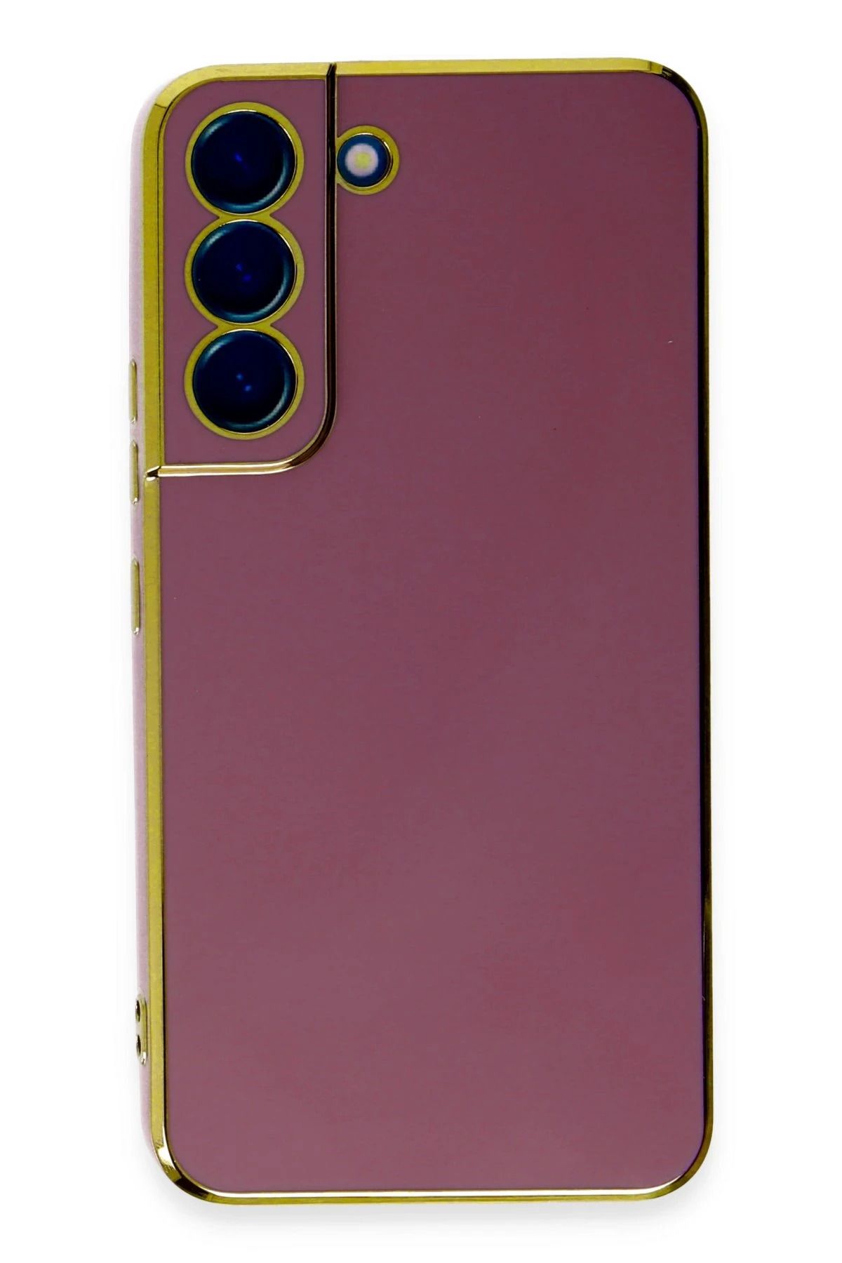 NewFace Samsung Galaxy S22 Plus Kılıf Volet Silikon - Kırmızı JOJUA