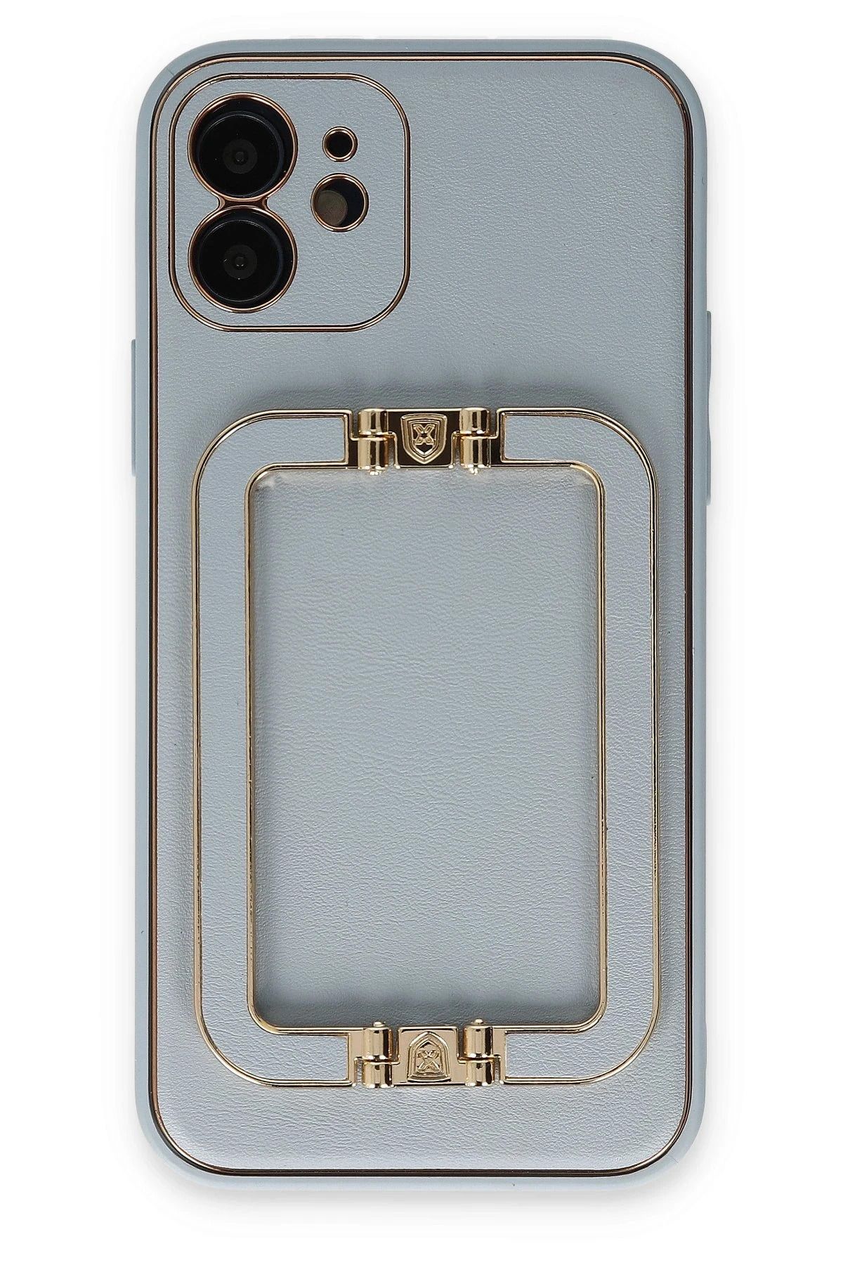 NewFace iPhone 12 Kılıf Coco Elit Kapak - Turkuaz BSTMY