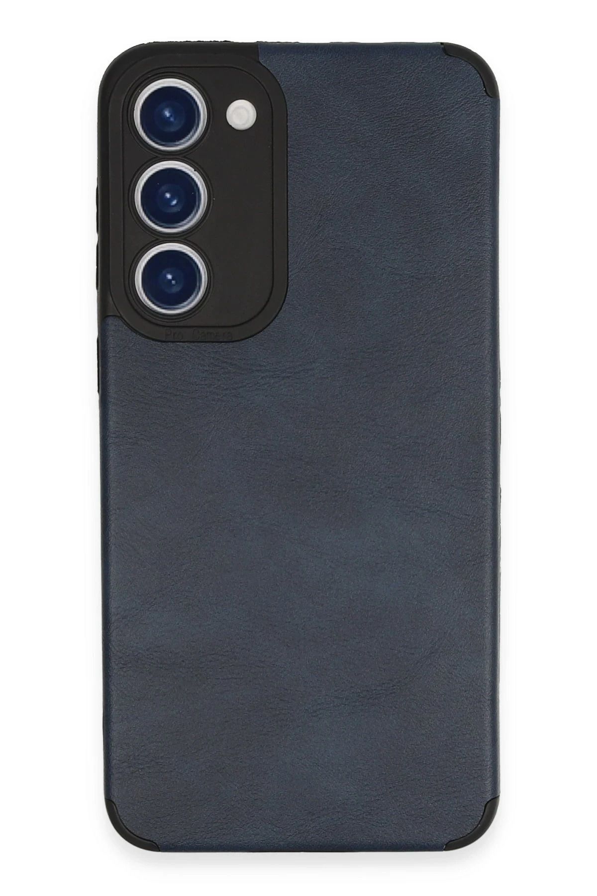 NewFace Samsung Galaxy S23 Plus Kılıf Loop Deri Silikon - Lacivert INSLM