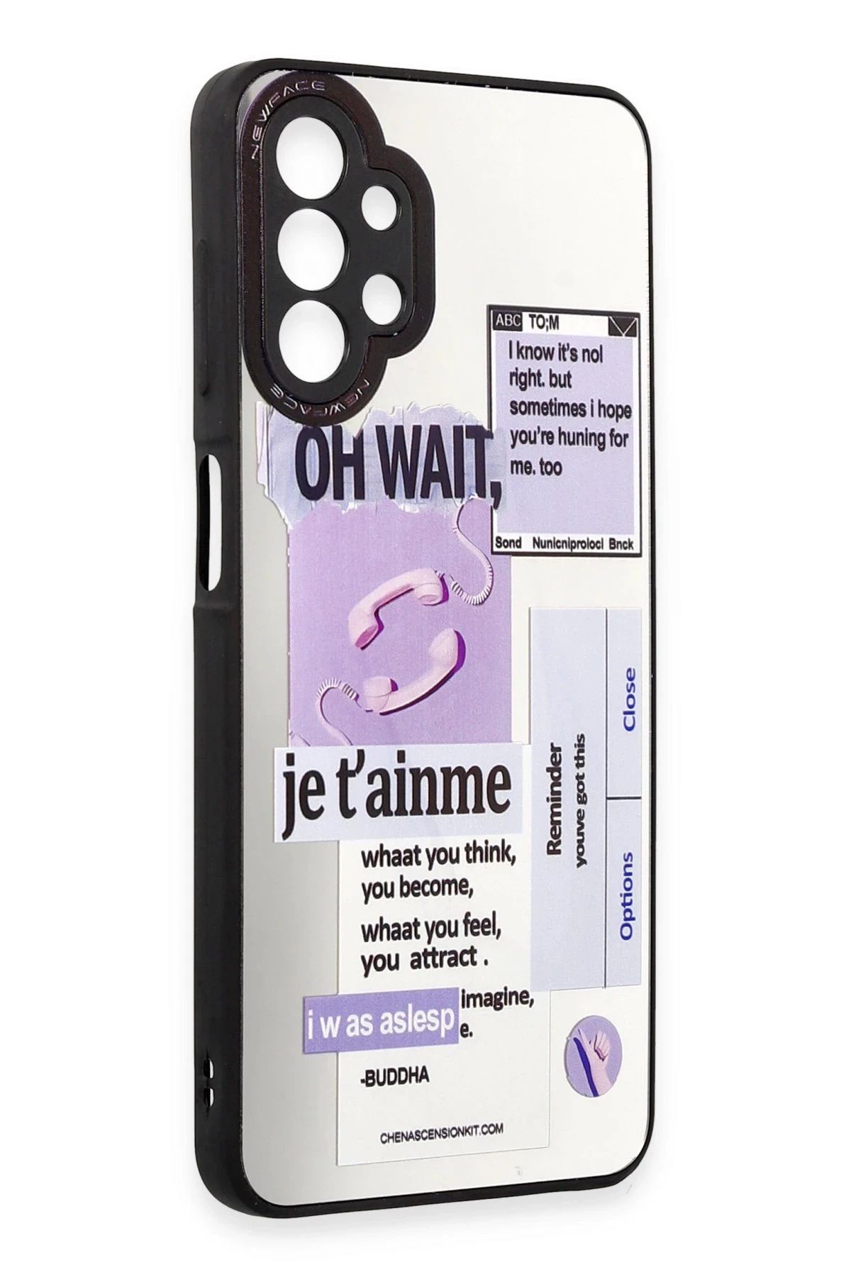 NewFace Samsung Galaxy A13 4G Kılıf Mirror Desenli Kapak - Mirror - 4 FERRG