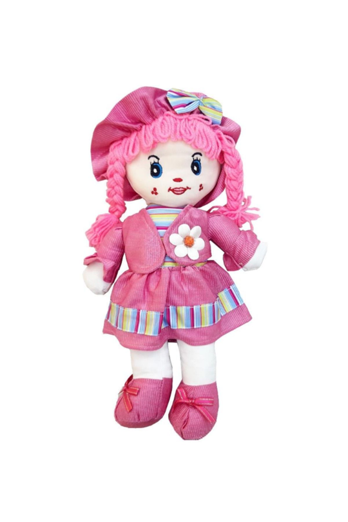 Flower Toys Oyuncak Bez Bebek 45 Cm Pembe