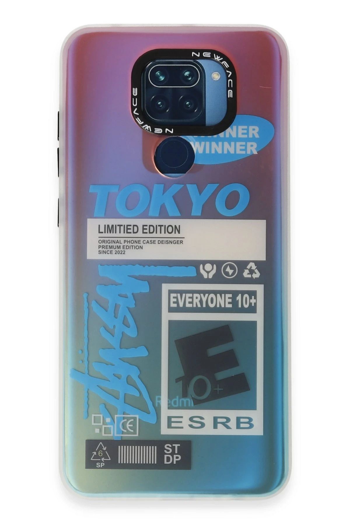NewFace Xiaomi Redmi Note 9 Kılıf Estoril Desenli Kapak - Estoril - 1 YNSMR