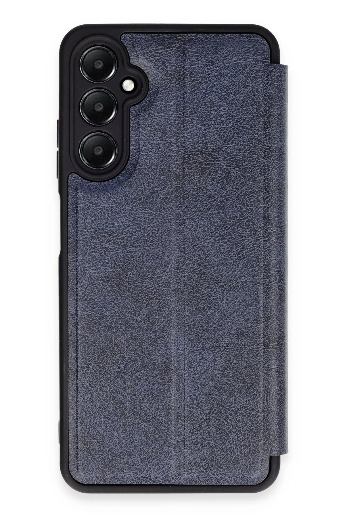 NewFace Samsung Galaxy A55 5G Kılıf Flip Cover - Lacivert YNSMR