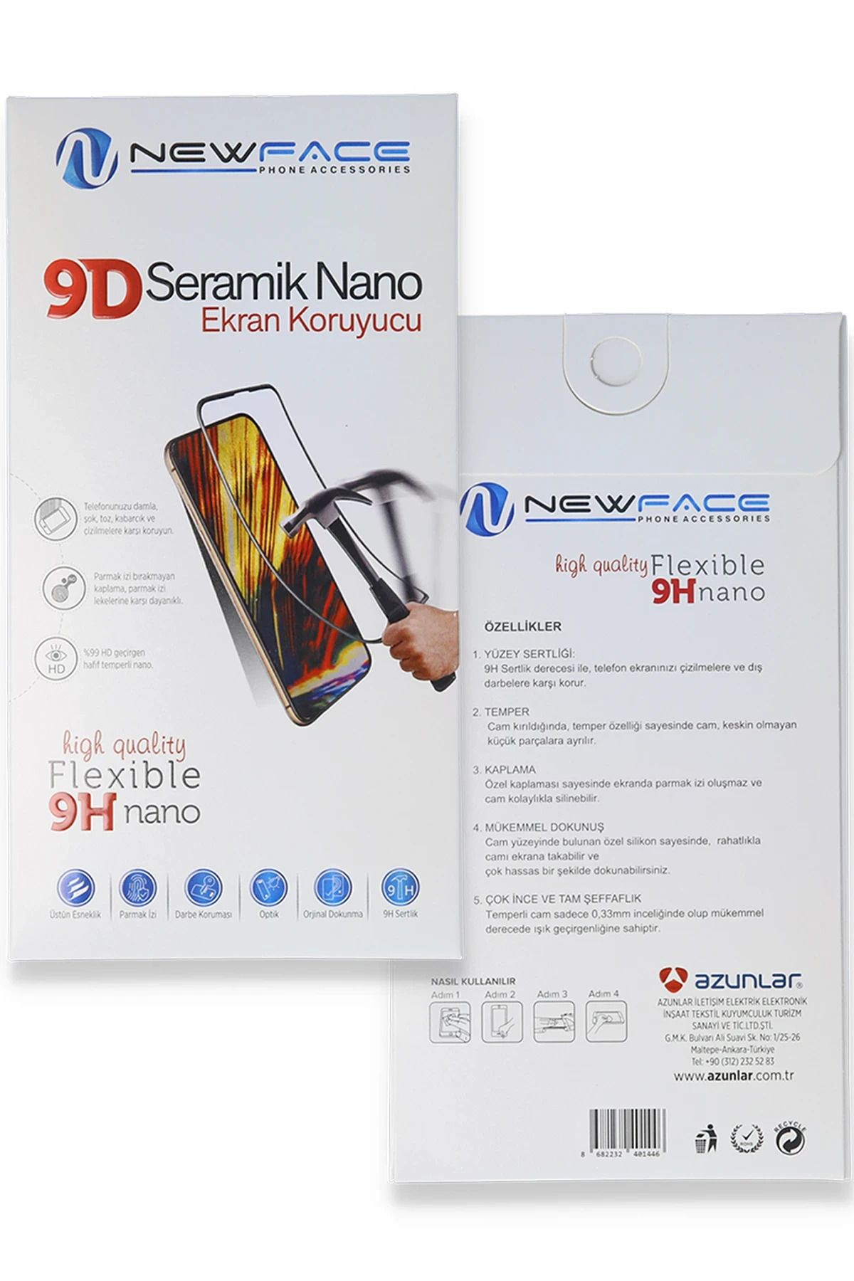 NewFace Samsung Galaxy A02S Seramik Nano Ekran Koruyucu ALMLA