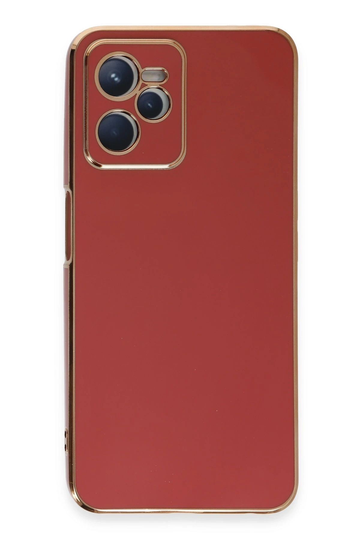 NewFace Realme C35 Kılıf Volet Silikon - Kırmızı YNSMR