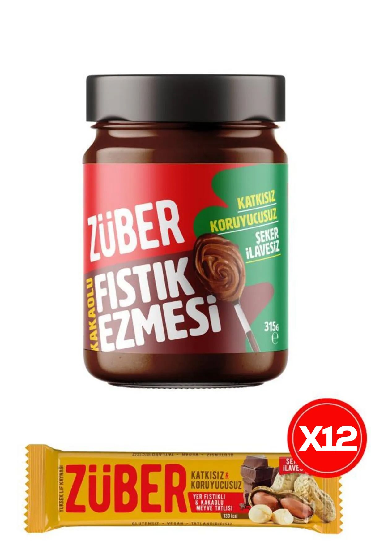 Züber Yer Fıstığı Şöleni (Fıstık Ezmesi ve Yer Fıstıklı Meyve Bar)