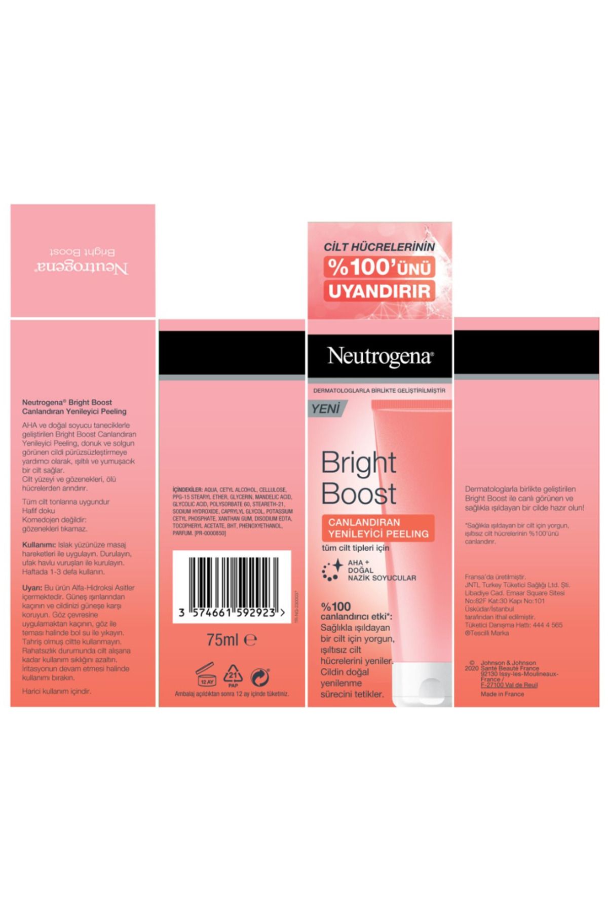 Neutrogena-75 ml Bright Boost Revitalizing Renewing Peeling 3
