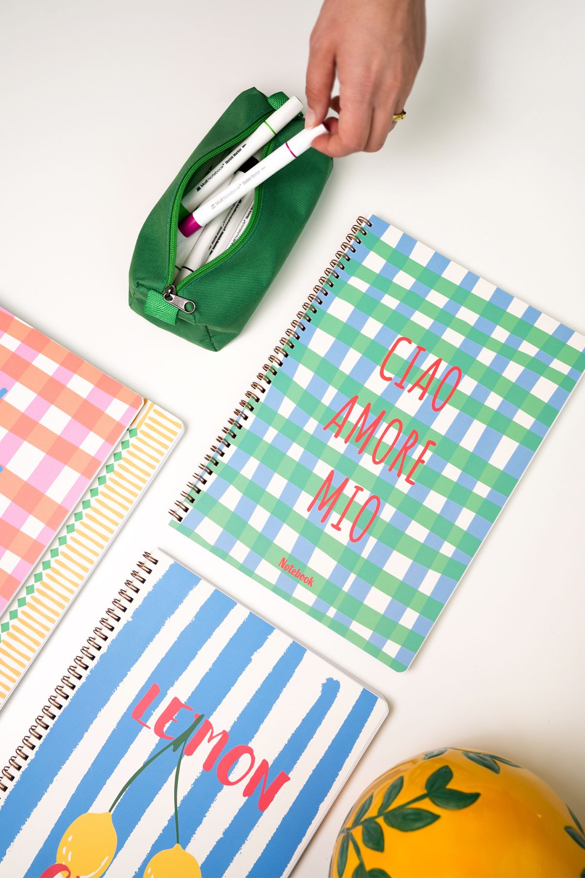 Matt Notebook-A4 Spiral School Notebook 80 sheets Set of 4 - Lined 2