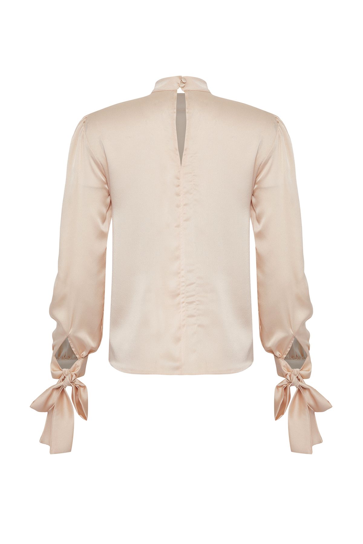 Trendyol Collection-Ткана блузка з тасьмою в мішечок TOFAW19FG0082 7