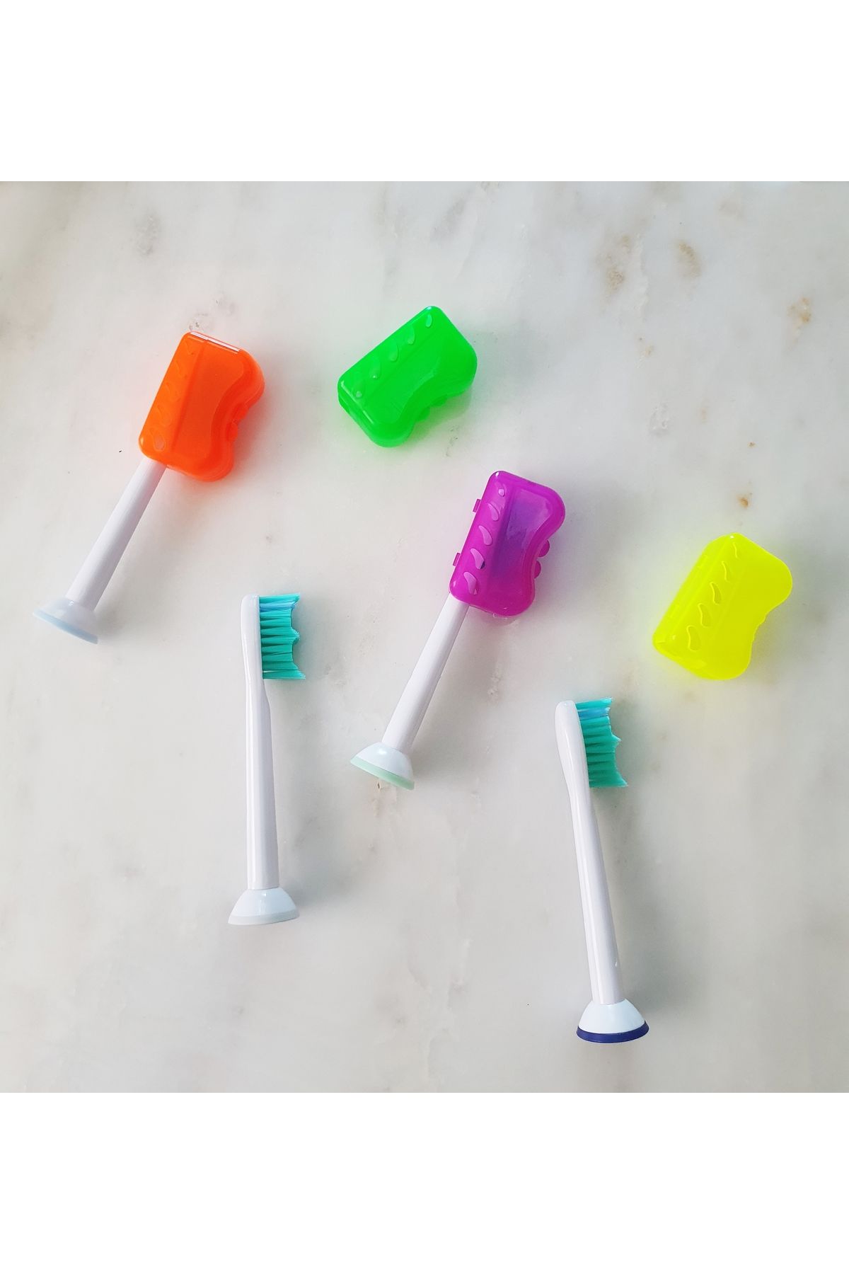 LOVYCO Sonicare Şarjlı Diş Fırçası Uyumlu 4 Adet Ağız Kapağı