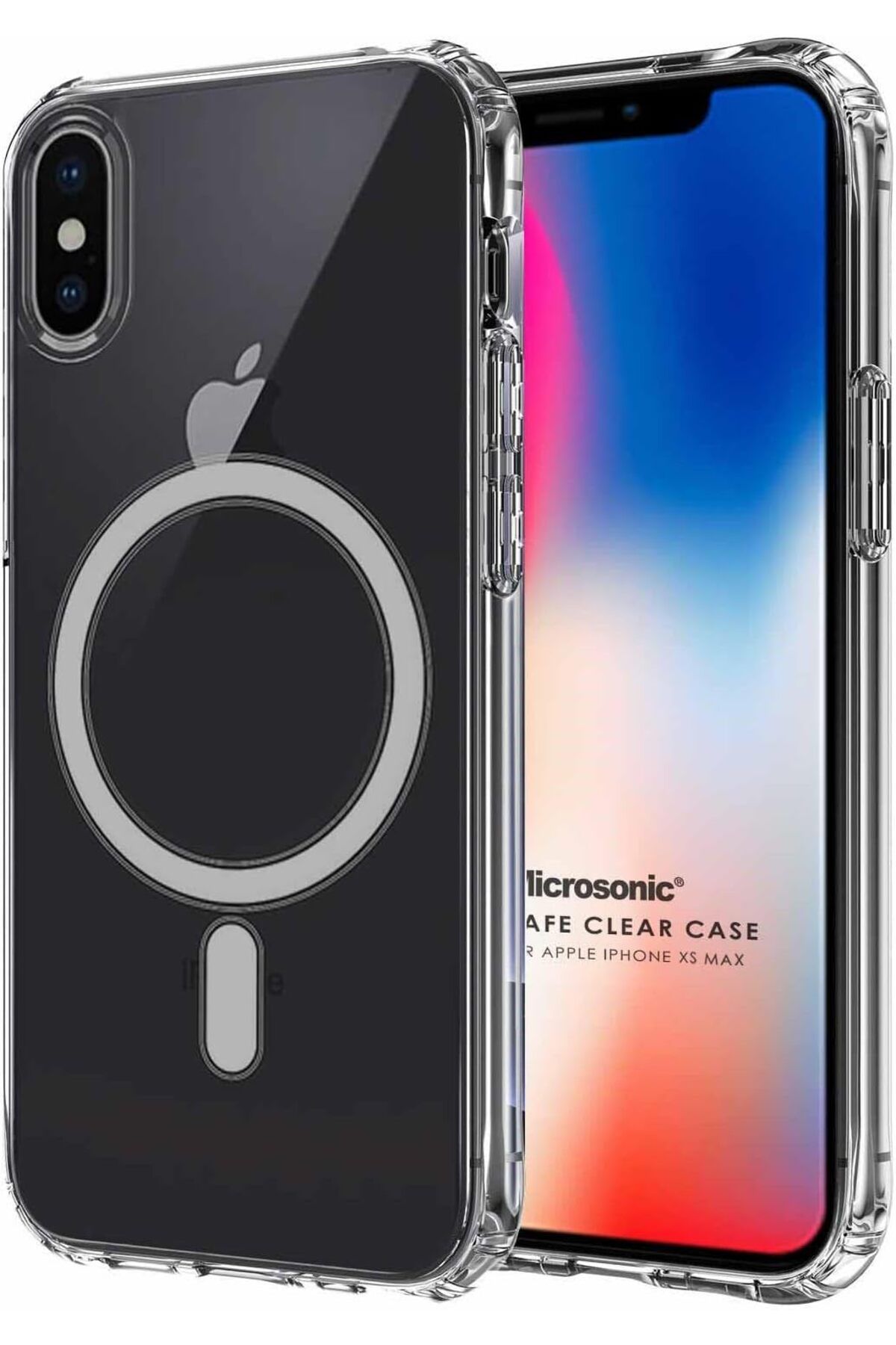STOREMAX daliashops iPhone XS Max için Kılıf MagSafe Clear Soft Şeffaf [iPhone XS Max ile Uyumlu Kılıf