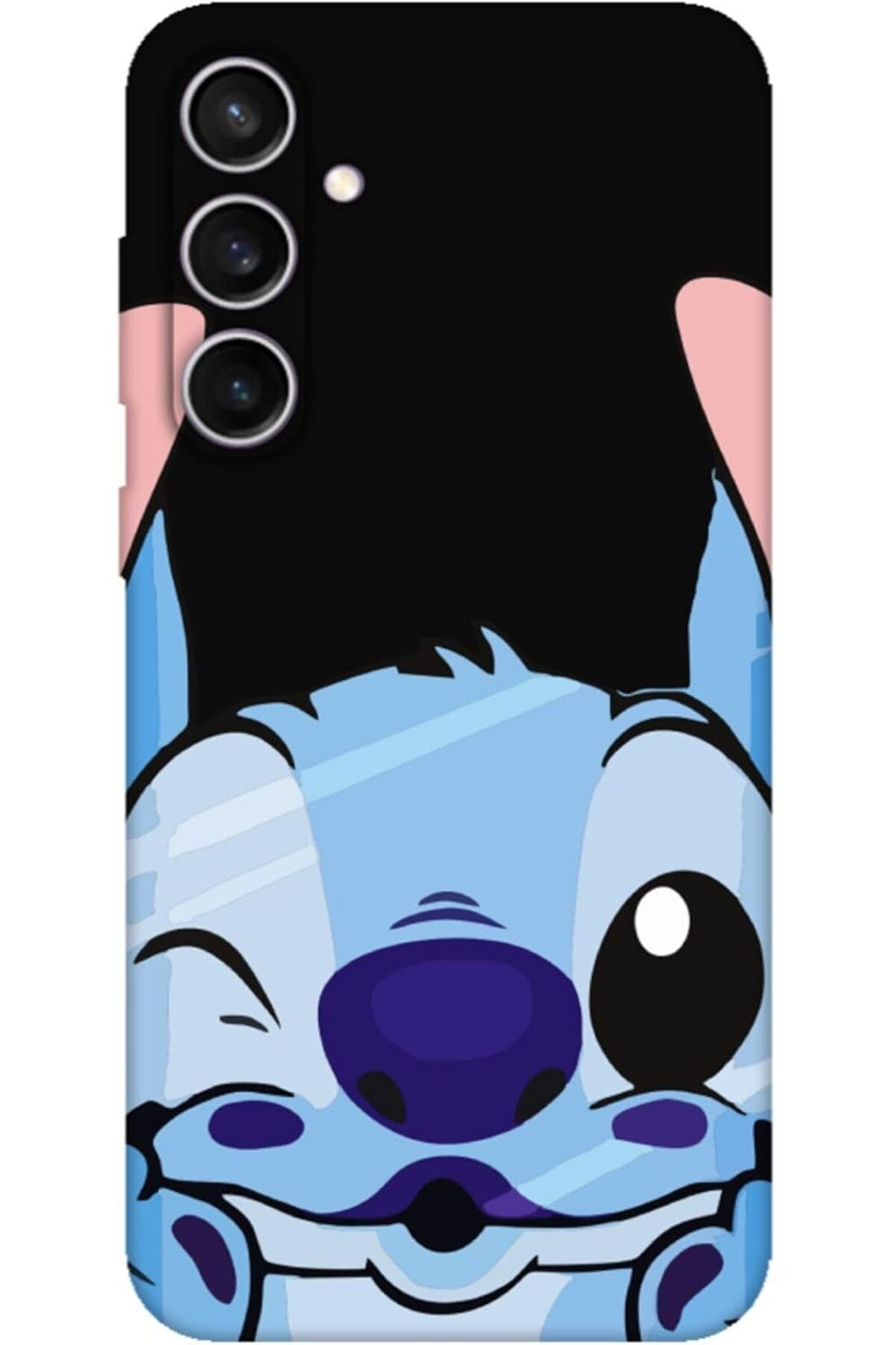 STOREMAX glpzr S23 FE ile uyumlu Siyah Stitch Telefon Kılıfı trendybuy 1109110