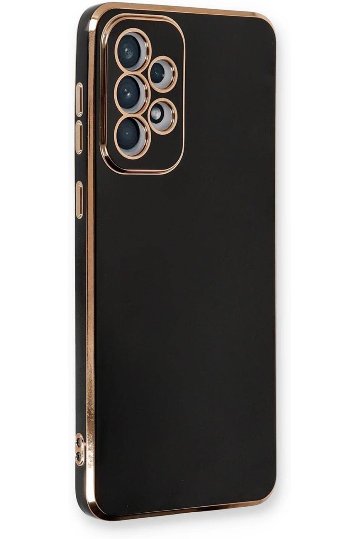 STOREMAX htpshopmx Galaxy A53 5G için Kılıf Olive Plated Siyah [Galaxy A53 5G ile Uyumlu Kılıf - Siyah]