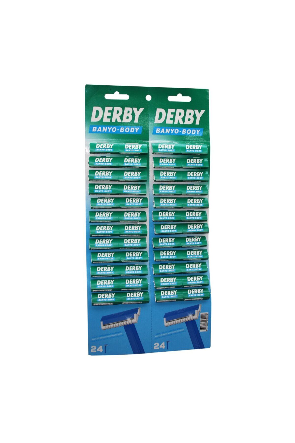 STOREMAX svticaret DERBY BANYO BODY TEK BIÇAK KARTELALI JİLET 48PCS mhm 1053513