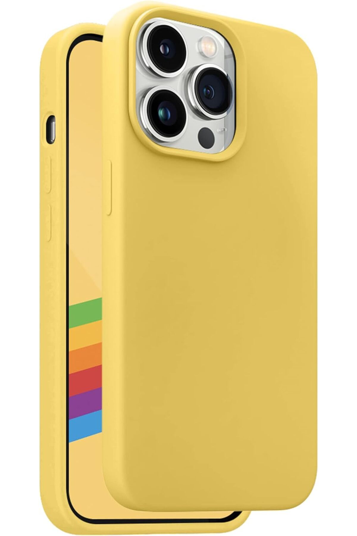 STOREMAX iPhone 12 Pro Max İle Uyumlu İçi Yumuşak Kadife Dokulu Şok Emici Tam Koruma Sağlaya