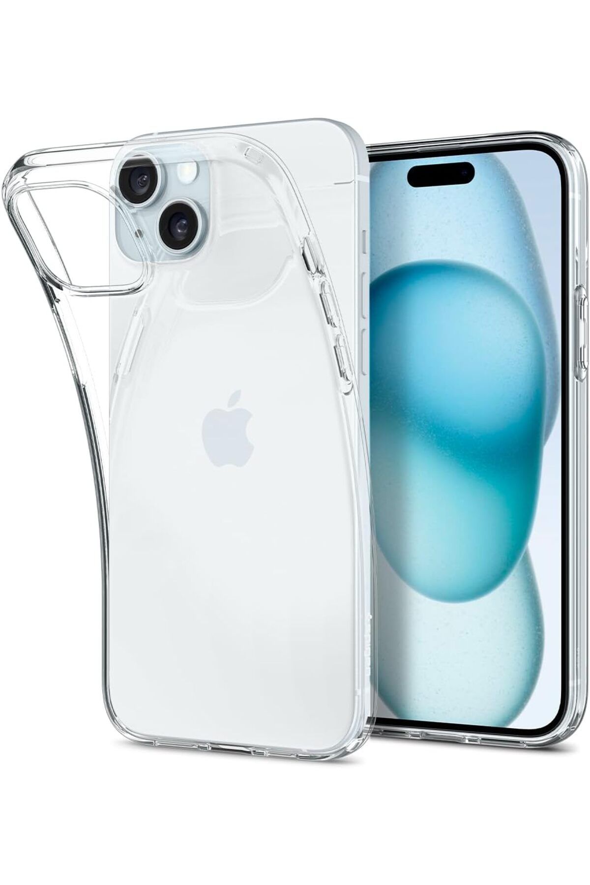 STOREMAX nffashopm iPhone 15 Plus Kılıf Liquid Crystal 4 Tarafı Tam Koruma Crystal Clear - ACS06647 stores