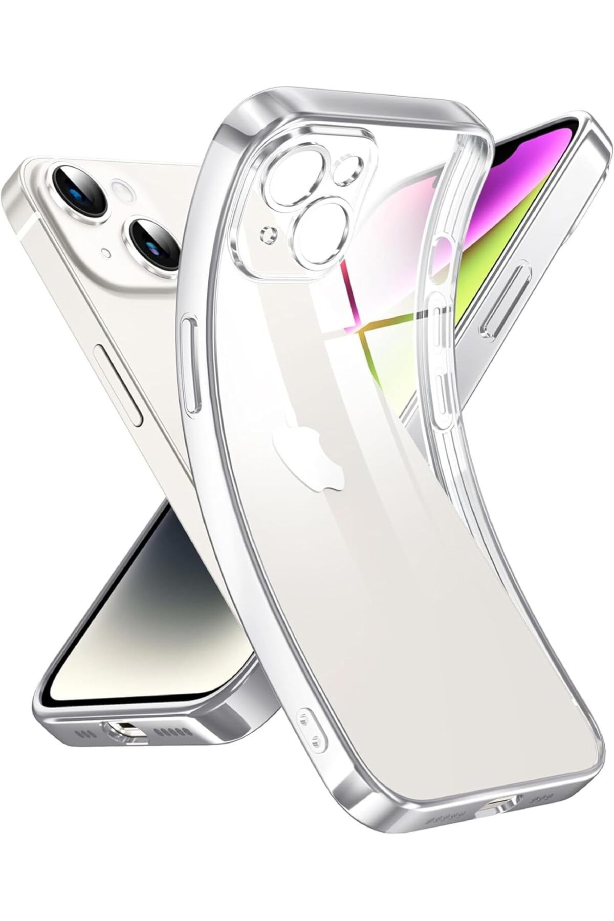 STOREMAX buystoremx iPhone 14 Kamera Korumalı Şeffaf Silikon Kılıf newstar 1051066