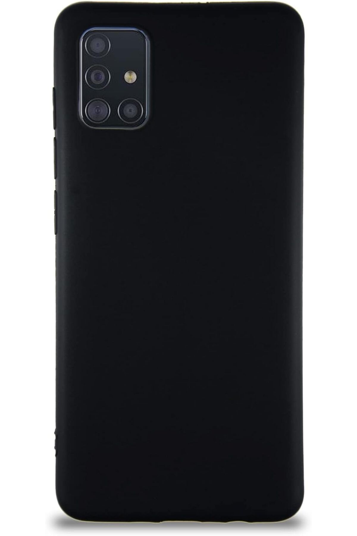 STOREMAX lbstorex İletişim Galaxy A51 ile Uyumlu Kılıf Soft Premier Renkli Silikon Kapak - Siyah Newdsng