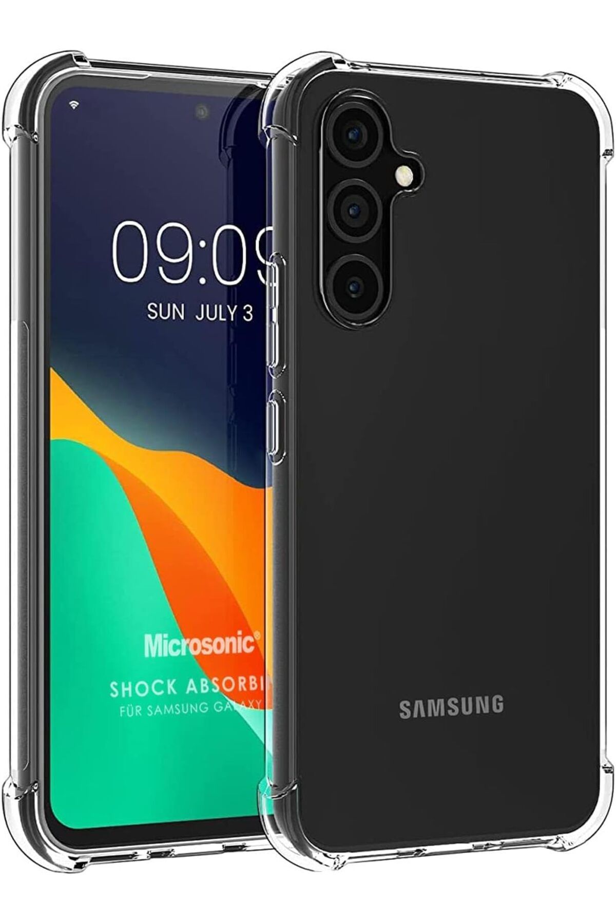 STOREMAX glpzr Galaxy A54 için Kılıf Shock Absorbing Şeffaf [Galaxy A54 ile Uyumlu Kılıf - Şeffaf] tre