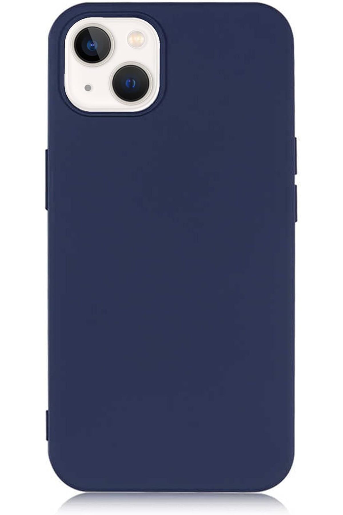 STOREMAX htpshopmx İletişim iPhone 13 ile Uyumlu Kapak İçi Kadife Lansman Lux Silikon Kılıf - Lacivert