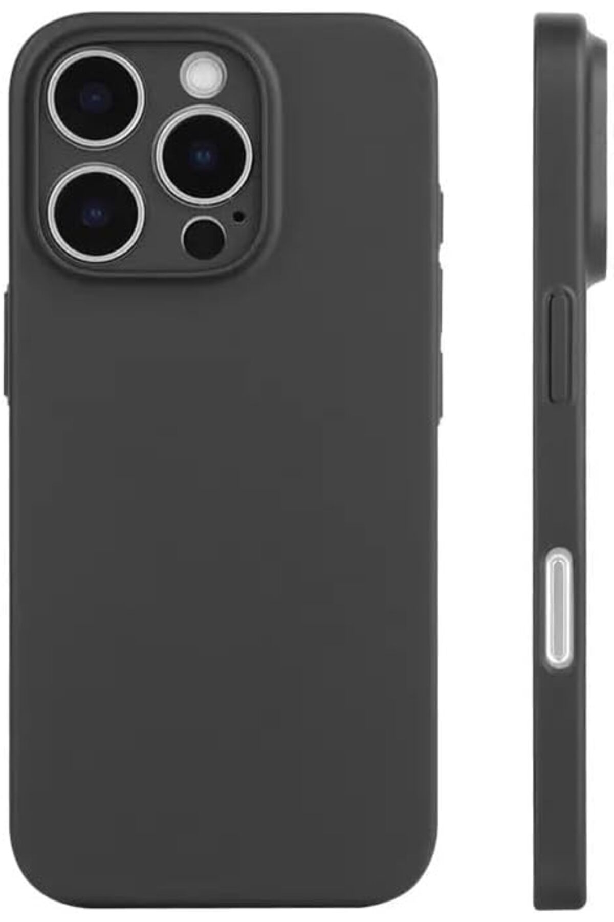 STOREMAX nffashopm AKSESUAR iPhone 16 Pro (6.3) inç ile uyumlu First Silikon kılıf ince yapılı tam korum