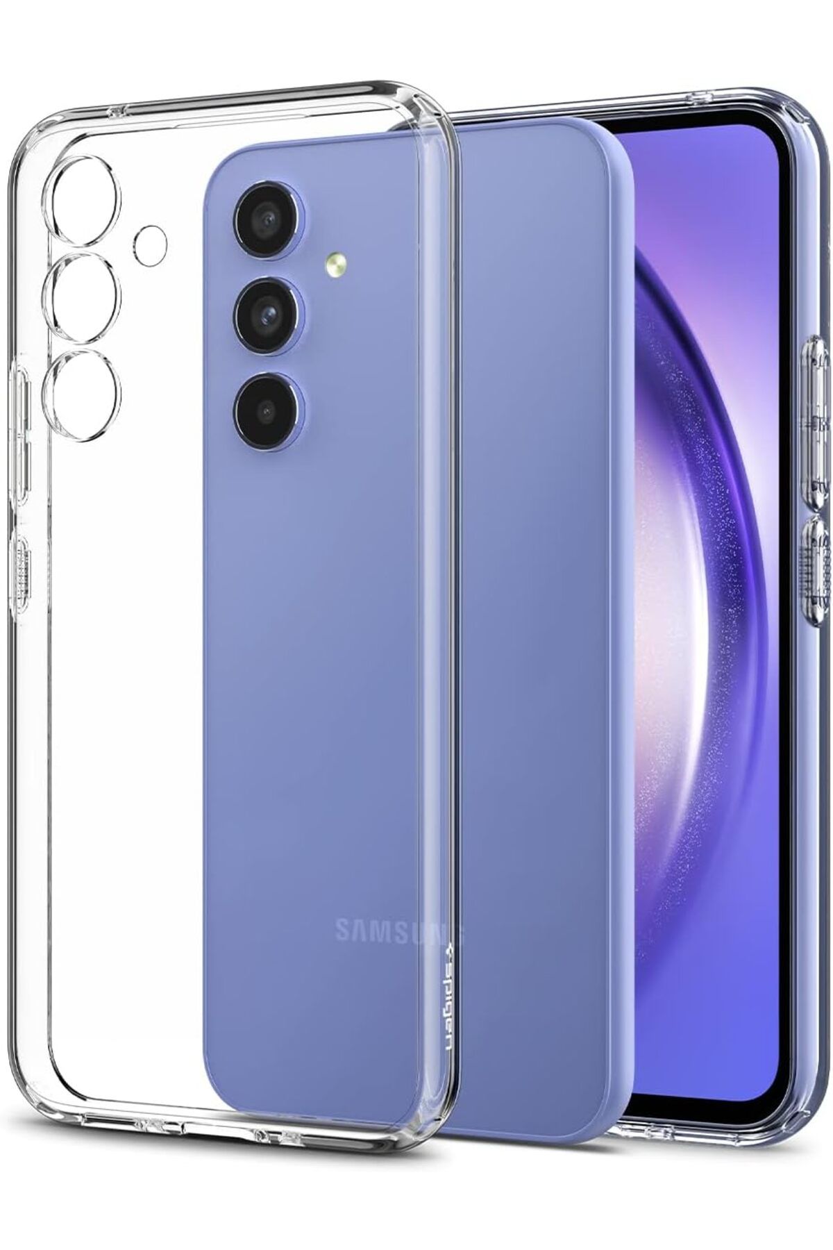 STOREMAX nffashopm Galaxy A54 5G Kılıf Liquid Crystal 4 Tarafı Tam Koruma Crystal Clear - ACS05889 storest