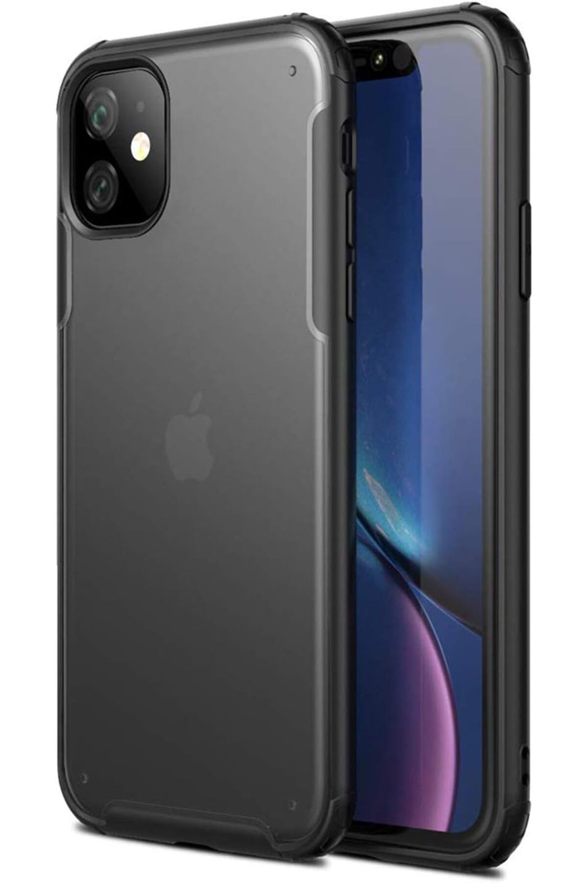 STOREMAX cmllashop iPhone 11 (6.1'') için Kılıf Frosted Frame Siyah [iPhone 11 ile Uyumlu Kılıf - Siyah]