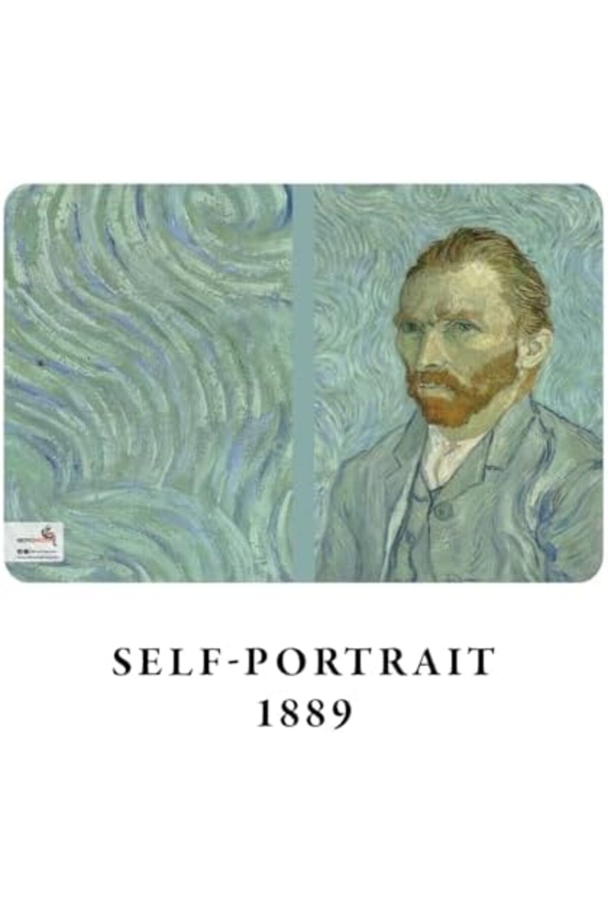 STOREMAX-Muartshop Self-Portrait Series Ii - A6, Van Gogh Set of 4 Notebooks V, Unlined, Total 192 Pages, H 2