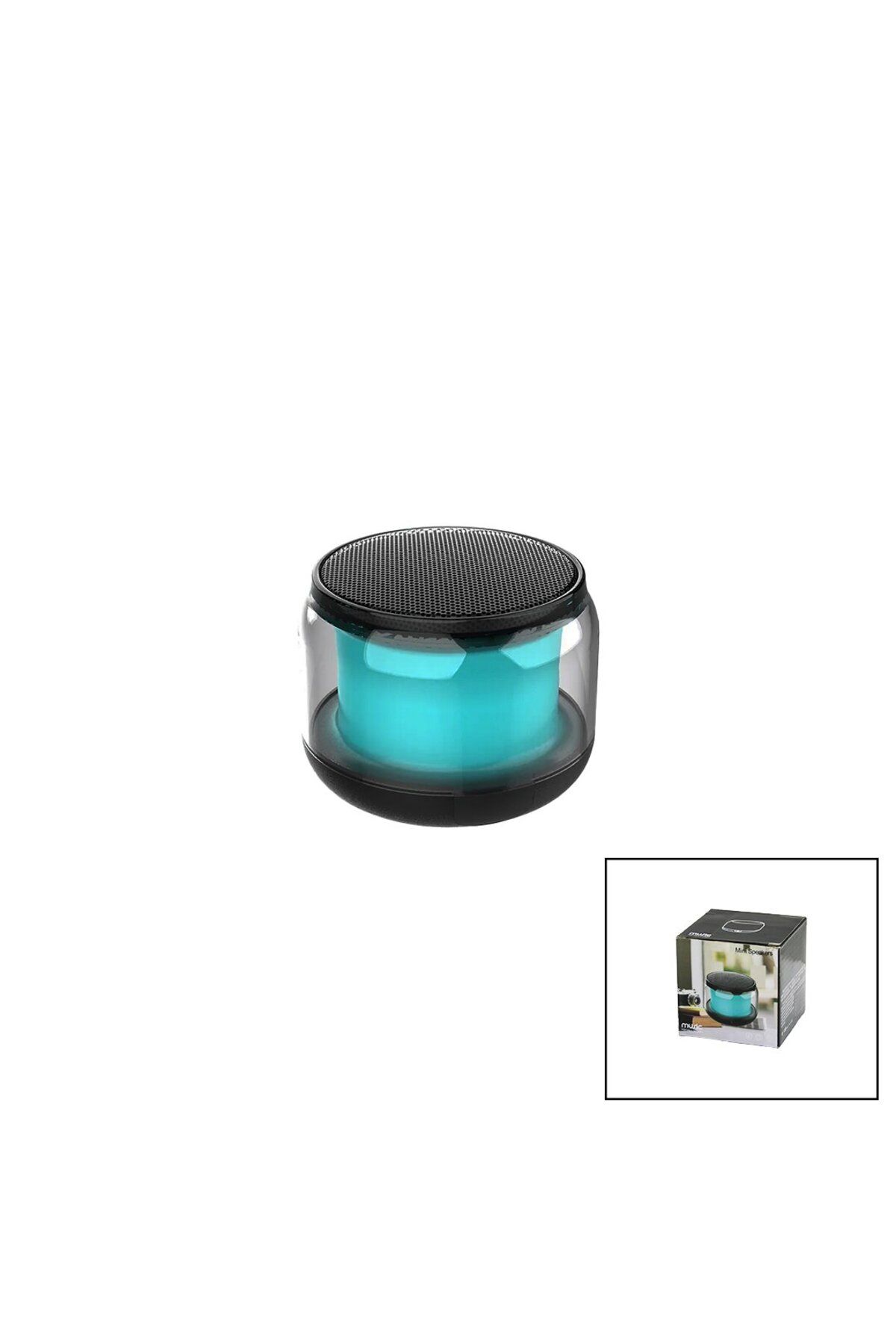 STOREMAX cmllashop KAVANOZ MODELİ - MİKA GÖVDEB LUETOOTH WİRELESS MİNİ HOPARLÖR SPEAKER USB ŞARJLI -