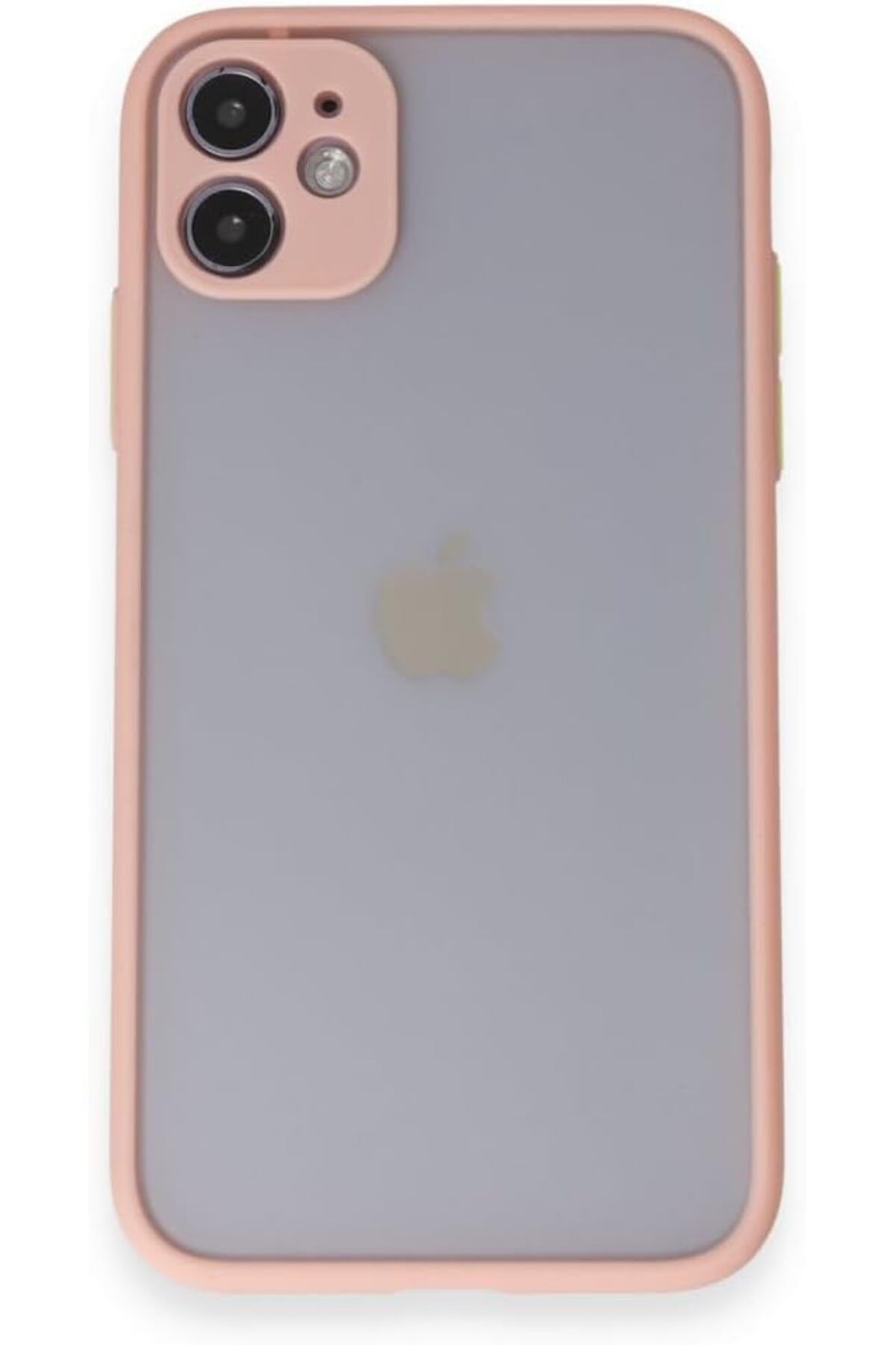 STOREMAX daliashops GİYİM & AKSESUAR iphone 11 (6.1) inç ile uyumlu Renkli Tuşlu Kamera Korumalı Transpa