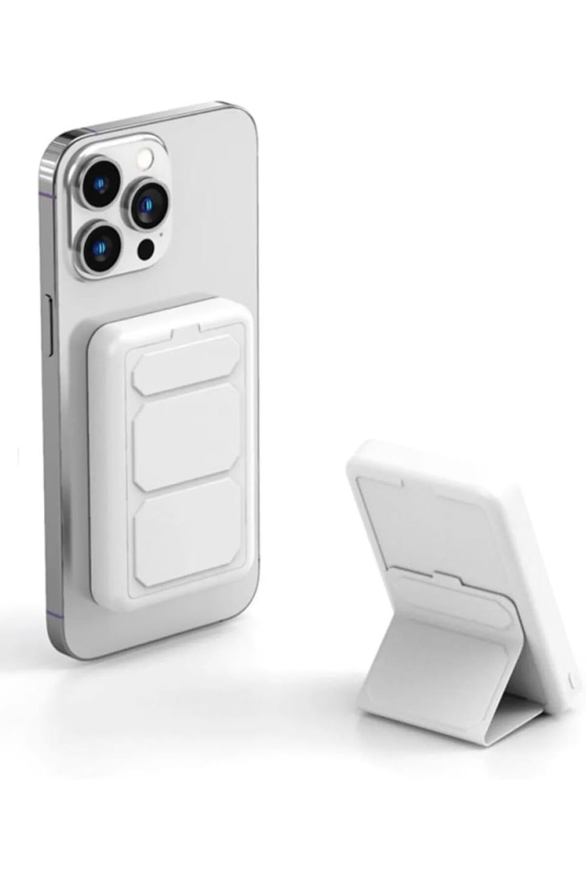 STOREMAX nffashopm 15W 10000 mAh Powerbank Magsafe Uyumlu Kablosuz Şarj Magnetic Güç Bankası Stand Olabil