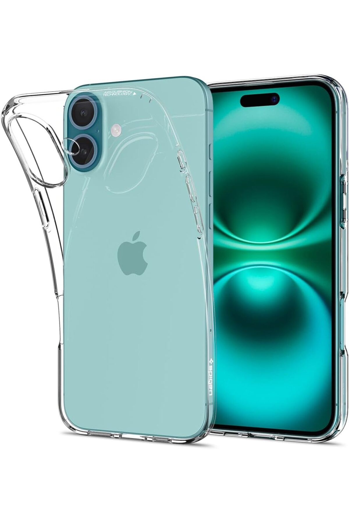 STOREMAX nffashopm iPhone 16 Plus Kılıf Liquid Crystal 4 Tarafı Tam Koruma Crystal Clear - ACS08064 stores