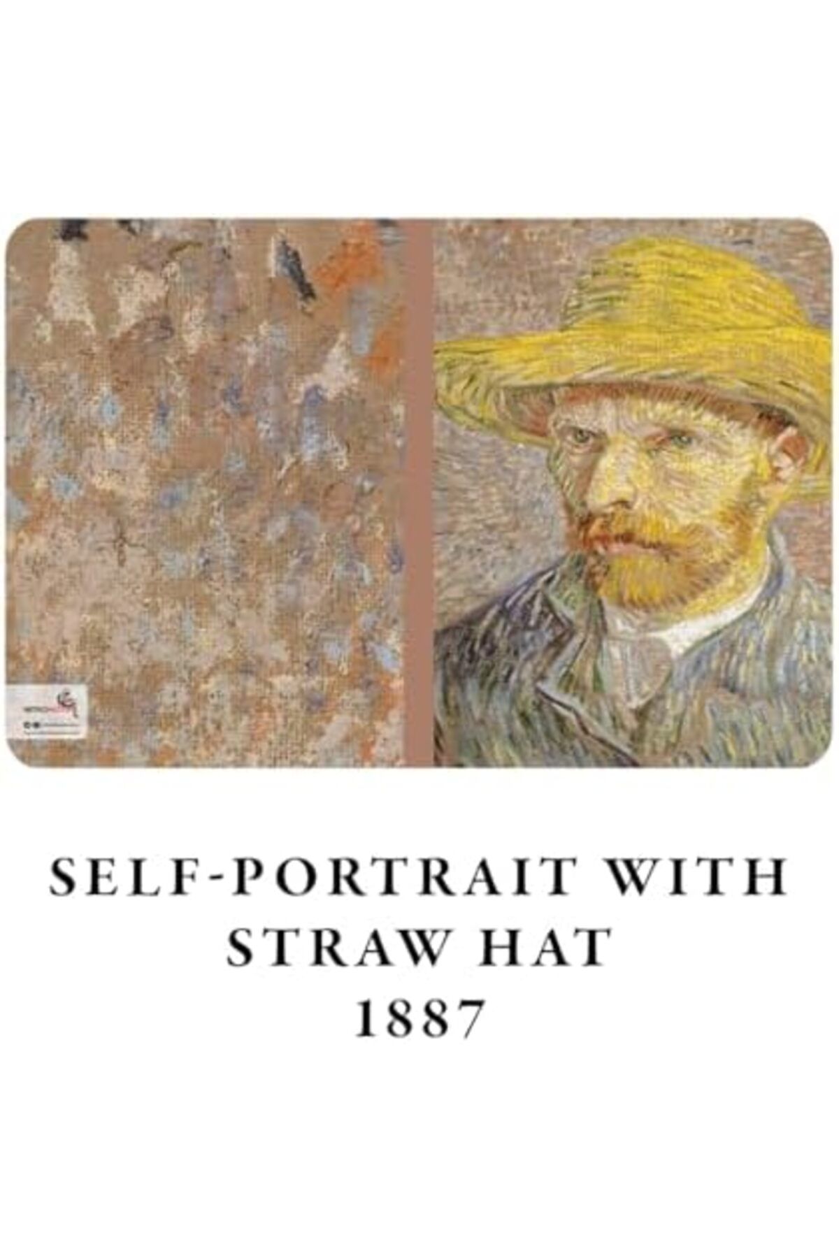 STOREMAX-Muartshop Self-Portrait Series Ii - A6, Van Gogh Set of 4 Notebooks V, Unlined, Total 192 Pages, H 3