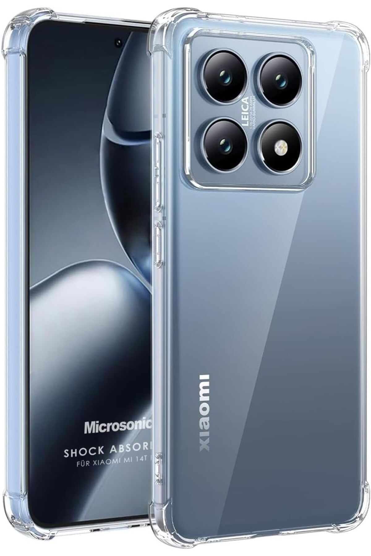 STOREMAX dlshop Xiaomi 14T Kılıf Shock Absorbing Şeffaf [14T ile Uyumlu Kılıf - Şeffaf] star 990396