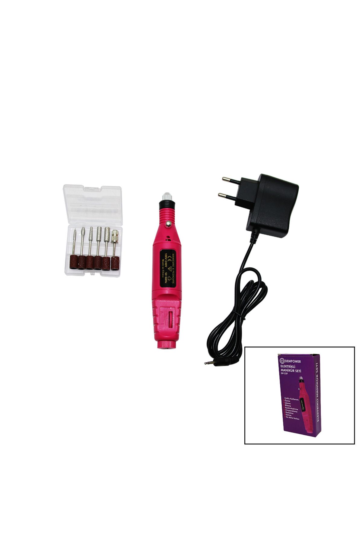 STOREMAX ysstorex 7 UÇLU ELEKTRİKLİ MANİKÜR PEDİKÜR SETİ 2000-300RPM HIZ StarColxlection 655141