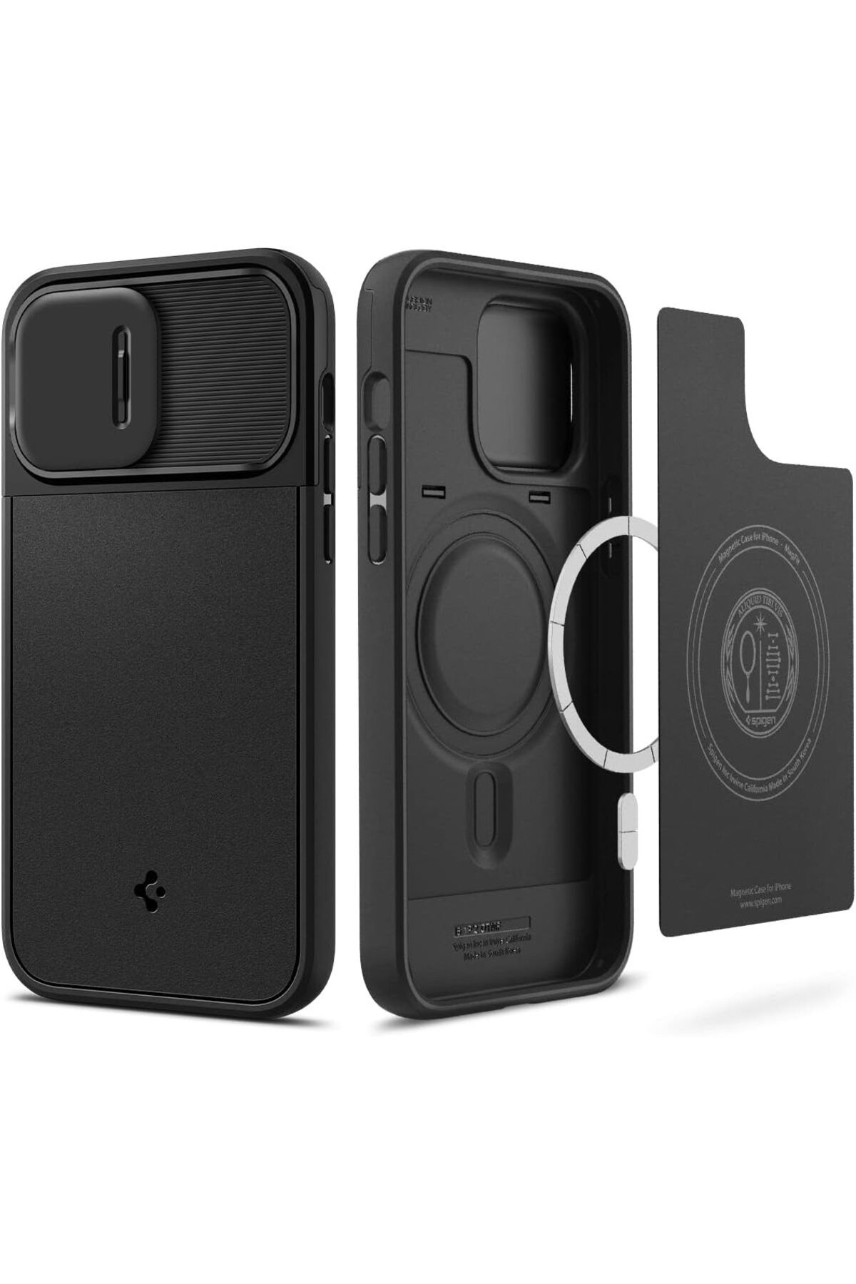 STOREMAX daliashops iPhone 14 Pro Kılıf Optik Armor MagFit MagSafe özellikli Black - ACS04993 Star Collect