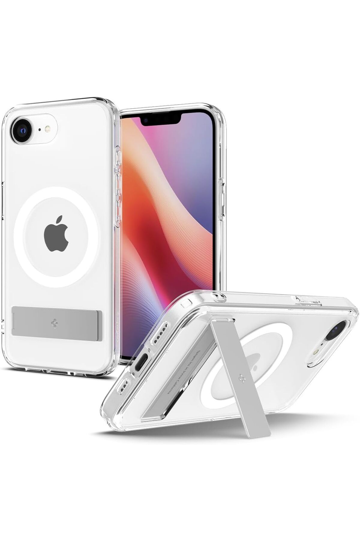 STOREMAX dlshop iPhone 16e Kılıf Ultra Hybrid S MagFit MagSafe özellikli Clear White - ACS09148 star 99039