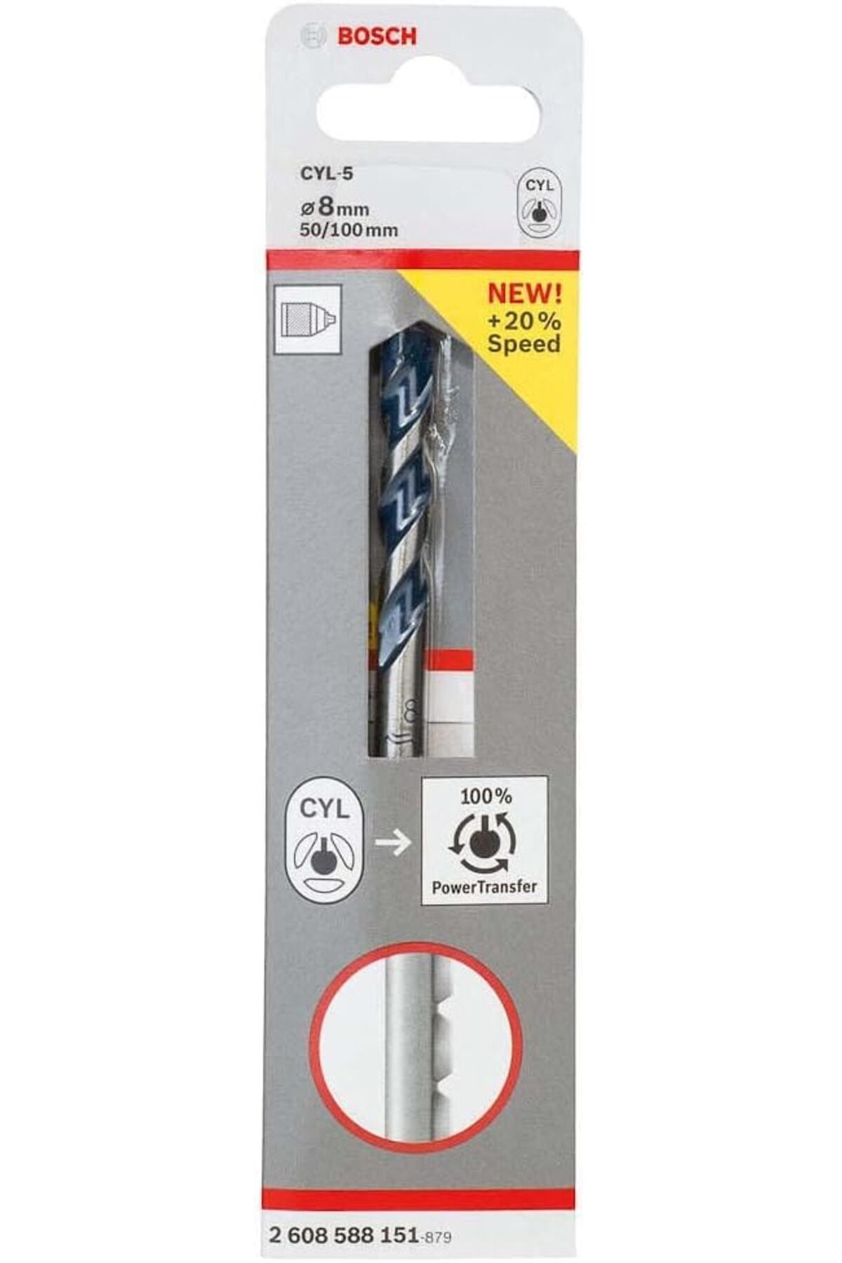 STOREMAX buystoremx Cyl-5 Serisi, Blue Granite Turbo Beton Matkap Ucu, 8,100 Mm newstar 1051066