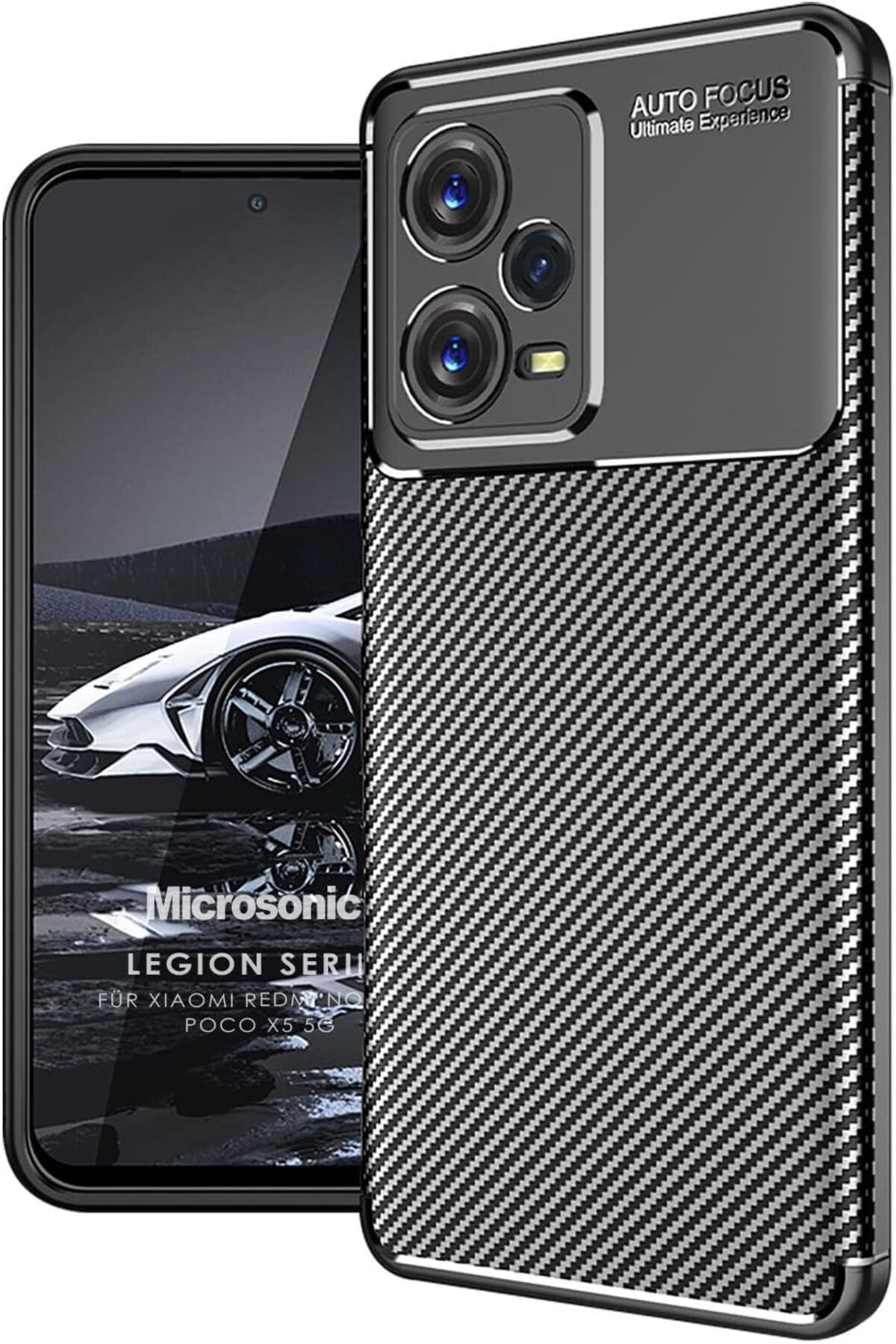 STOREMAX dlshop Xiaomi Poco X5 5G için Kılıf Legion Series Siyah [Poco X5 5G ile Uyumlu Kılıf - Siyah] s