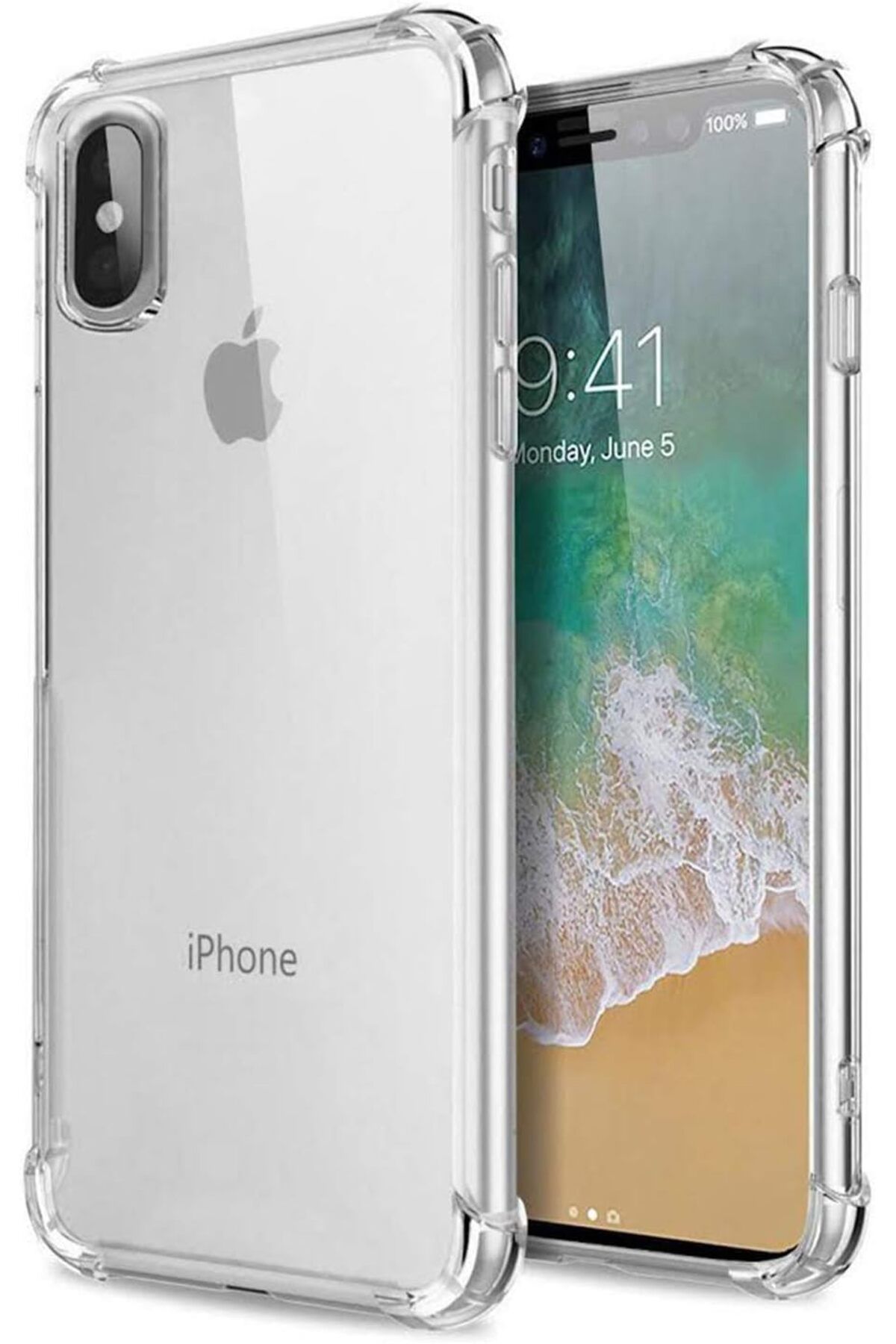 STOREMAX lbstorex Shock-Absorbing için Kılıf iPhone XS Max (6.5'') Şeffaf [iPhone XS Max ile Uyumlu Kıl