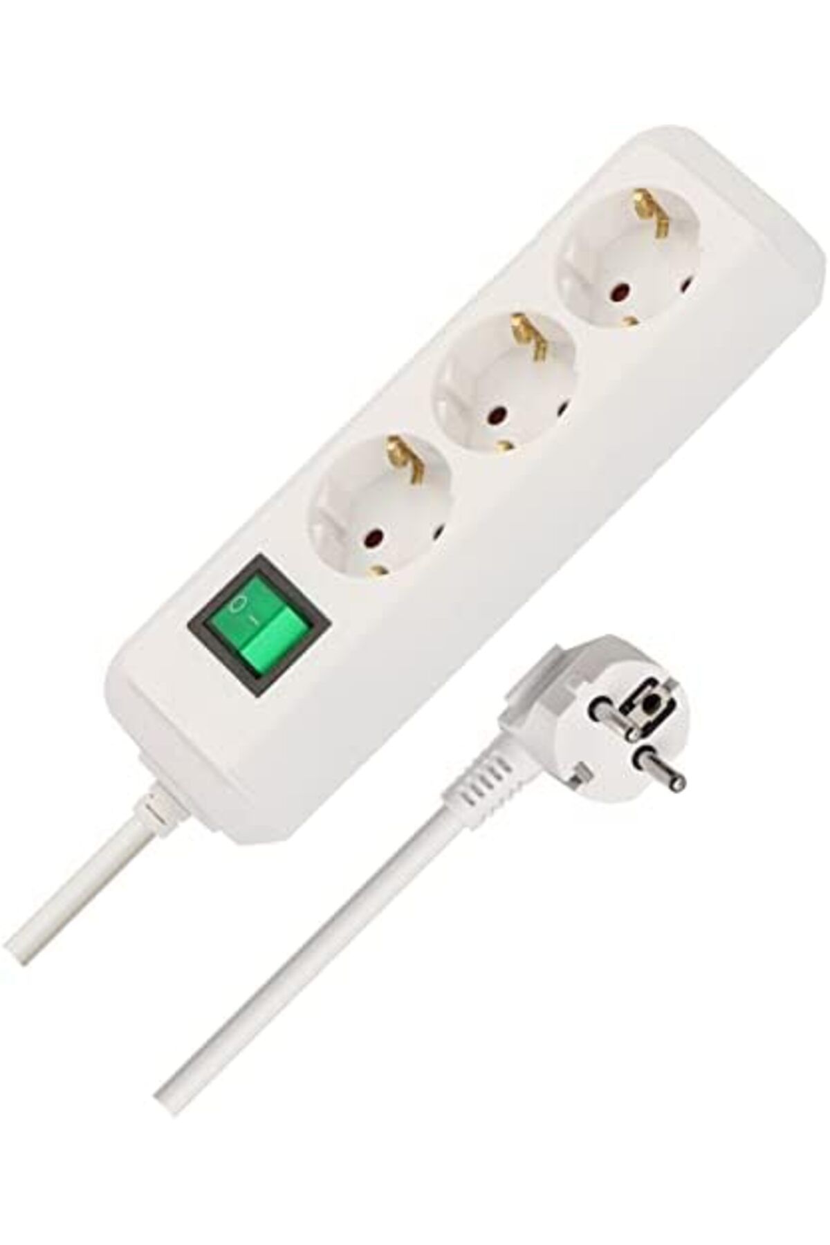 STOREMAX-Mrttnca Eco-Line, Multi-Socket, 3-St (Multi-Socket with High Contact Protection, Switch and 5 m Cable), 3