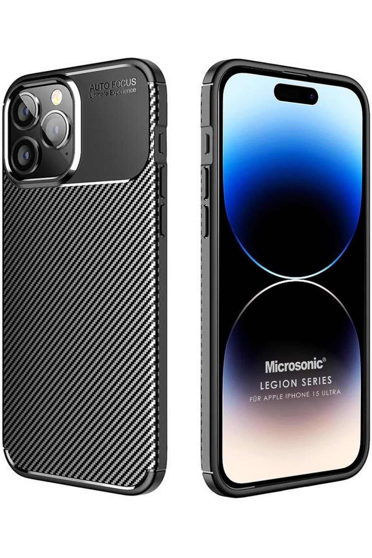 STOREMAX daliashops Kılıf iPhone 15 Pro Max için Legion Series Siyah [iPhone 15 Pro Max ile Uyumlu Kılı