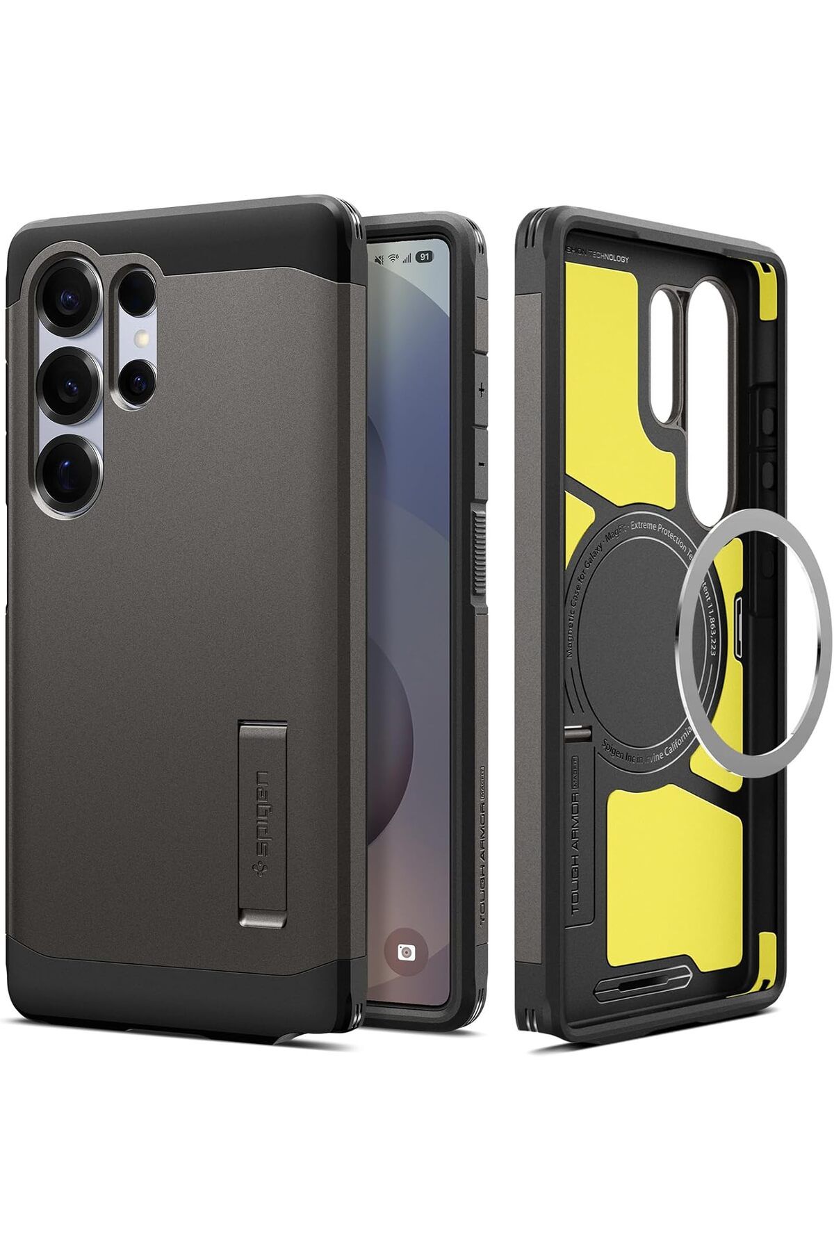 STOREMAX nffashopm Galaxy S25 Ultra Kılıf Tough Armor AI MagFit özellikli Gunmetal - ACS08965 storestarx 1