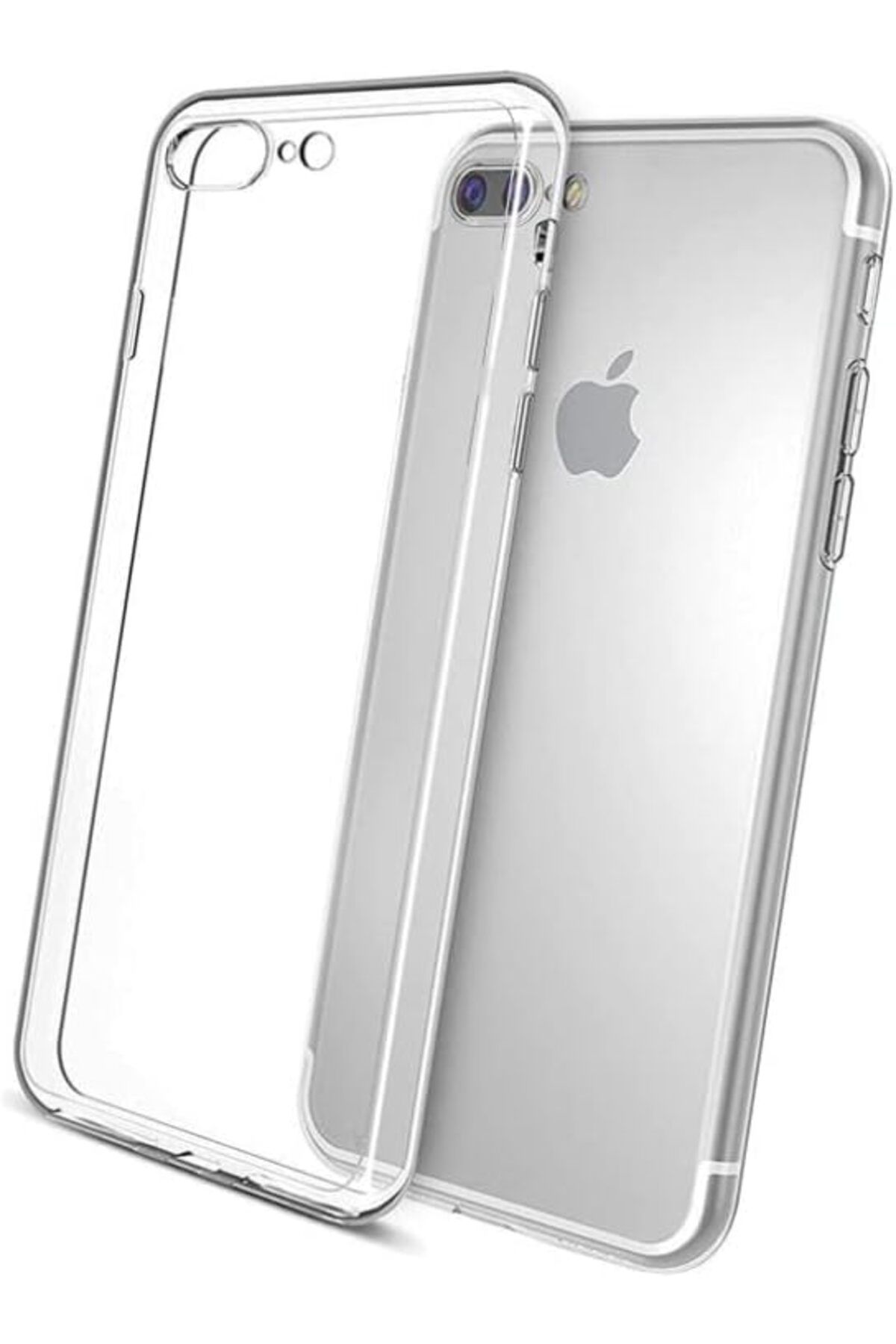 STOREMAX htpshopmx Trend iPhone 7 PLUS ve 8 PLUS Uyumlu Şeffaf Kılıf, Kamera Korumalı iPhone 7 PLUS ve 8